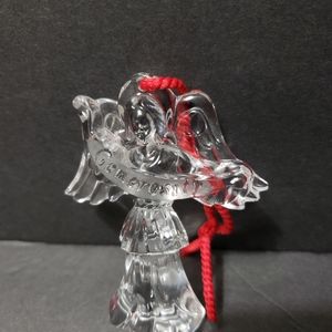 Vintage 1998 WATERFORD Crystal "Generosity" Angel Christmas Tree Ornament